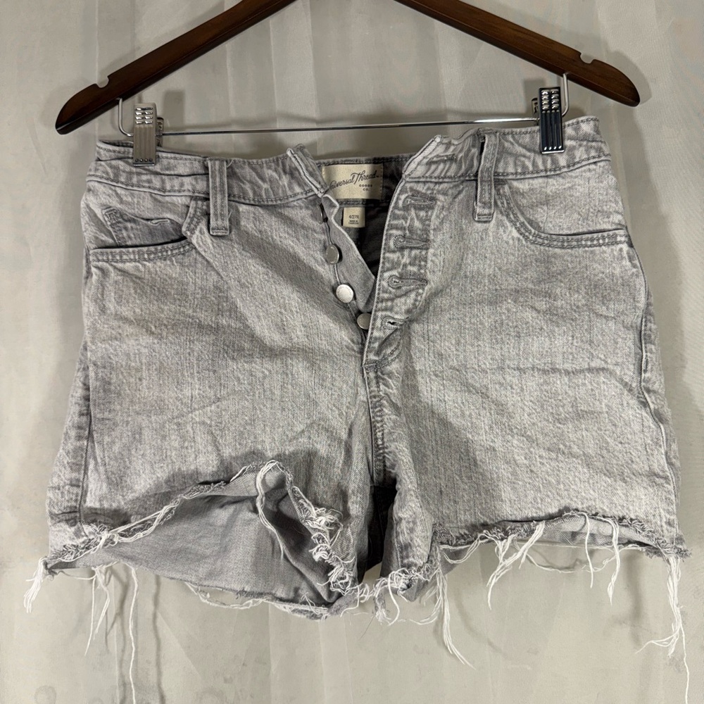 Universal Thread Gray Distressed Jean Shorts